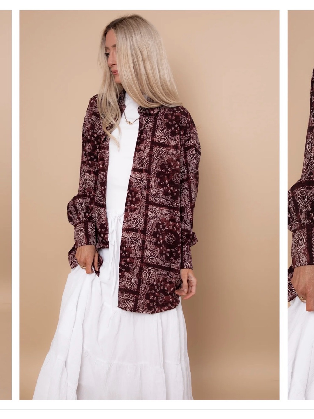 Bandana Button Up